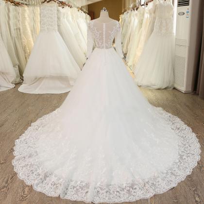 Xw25 Ball Gown Princess Wedding Dress With Crystal..
