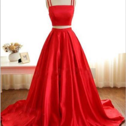 F605 Bridesmaid Dresses,red Prom Dresses,two..