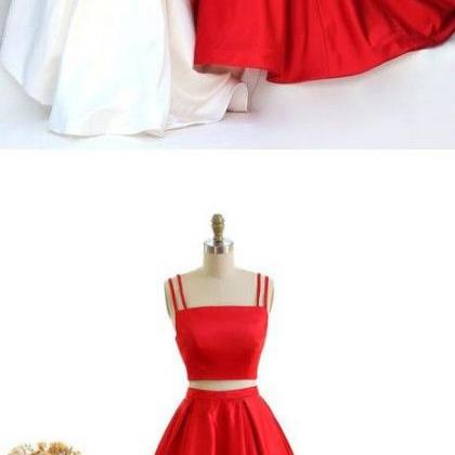 F605 Bridesmaid Dresses,red Prom Dresses,two..