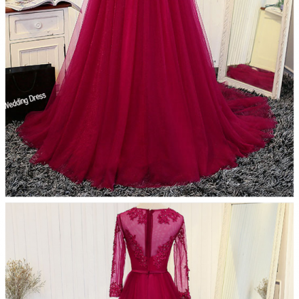 P1094 Lace Evening Dresses ,long Party Beaded..