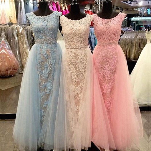 F138 Gorgeous A-line Long Prom Dress Evening Dress,lace Long Bridesmaid Dress,real Photo Dress,mermiad Wedding Party Dress