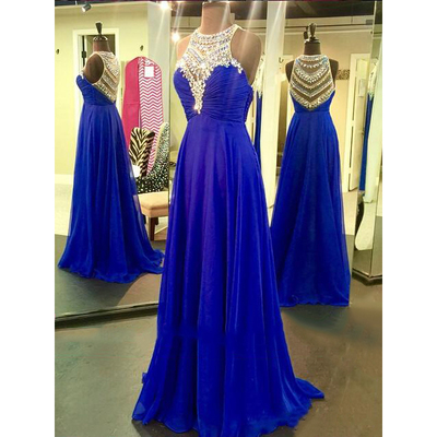 royal blue and silver dress for wedding