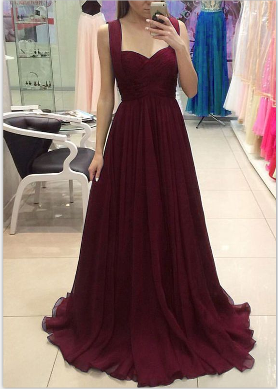 plum colored prom dresses